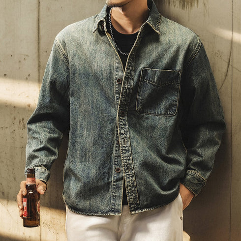 Vintage Wash Denim Shirt P1839